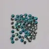 Rhinestones de Circonia Azul Lago Base Plana 5A, Rhinestones Súper Brillantes con Forma de Base Plana Mini, Rhinestones para Uñas, Artículo Popular de Celebridades de Internet, Rhinestones Azules Lago para Uñas