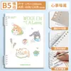 Cuaderno de Hojas Sueltas CompletoCuaderno de Hojas Sueltas A5, B5, Pp, Mate, Rayas Diagonales Cuaderno de Diario de Hojas Sueltas