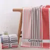 2025 Nuevo Estilo Toalla de Algodón con Letras Oscuras, Suave y Absorbente, Toalla Facial para Pareja Adulta, Toalla de Regalo para Supermercado
