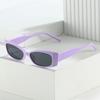 Nuevos Lentes de Sol Cuadrados Transfronterizos Estilo Europeo y Americano Modernos Lentes Color Caramelo Gafas de Sol Casuales Simples para Mujer