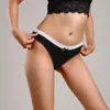 Fabricante Transfronterizo Temu Exportación Ropa Interior Femenina Algodón Hilo Borde de Encaje Color Sólido Tanga Ropa Interior Bragas para Mujer