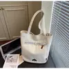 Bolso de Nuevo Estilo Transfronterizo 2026, Bolso de Hombro de Color Sólido de Gran Capacidad, Bolso Tote Simple Estilo Coreano, Bolso de Axila para Mujer