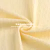 Tecido canelado 5*3, tecido canelado macio e elástico de viscose-poliéster 240g, tecido de malha para vestidos regata