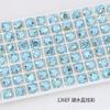 Rinestones Octagonales Corte Rosa para Uñas Dongzhou de 8 mm, Cristal Brillante Diamante de Imitación al por Mayor Accesorios para Aretes DIY