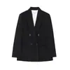 Estilo Europeo y Americano Transfronterizo Z Nueva Moda 2026 Blazer de Doble Botonadura para Mujer 2129095 Pantalones de Pierna Ancha 2125095