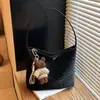 Bolso de Tejido Transfronterizo Retro Mate de Gran Capacidad para Mujer Modelo Nuevo 2026 Versátil para Viajes Diarios Bolso Bandolera Underarm Tipo Cubo