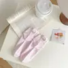 Calcetines de Primavera y Verano Lindos de Dongdaemun con Orejas de Oso Bordadas y Lazo, Protección de Talón, Calcetines Tridimensionales para Mujer al por Mayor
