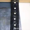Acabamento de Renda com Contas Artesanal de Luxo Leve Estilo Francês com Tule e Bordas Onduladas Acessórios de Embelezamento para Cós de Vestido DIY