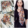Pañuelo de Seda para Mujer 2025 Estilo Nuevo, Pañuelo Cuadrado Pequeño para el Cuello, Apto para la Piel, Regalo para Mamá, Combina con Camisas, Pañuelo Cuadrado de 70, Pañuelo para el Cuello
