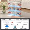 Tanque de peces Dou con múltiples rejillas, luminoso y transparente para sala de estar, 2025, nuevos adornos de paisajismo de escritorio, decorativos, famoso en Internet, pequeño tanque de peces.