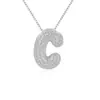 Collar Nuevo Estilo Europeo y Americano 2024 con Incrustaciones Collar de 26 Letras Burbuja Moda para Mujer Regalo de Cumpleaños Joyería