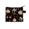 Novas Bolsas Transfronteiriças Halloween Desenho Animado Infantil Porta-Moedas para Meninos e Meninas Alunos do Ensino Fundamental Poliéster Estampado Bolsa de Armazenamento Atacado