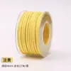 Cuerda de algodón hilado en núcleo engrosada de 4 mm, cuerda de tejido hecha a mano DIY de poliéster-algodón, material para tapices, colgantes de bolso y cordones para colgar