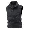 Colete atacado transfronteiriço masculino casual gola alta colete ao ar livre colete de pesca masculino de meia-idade pode ser impresso LOGOTIPO