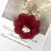 Colección Primavera 5cm Flor de Hilo Tridimensional Accesorios DIY Pinzas para el Cabello Ligas para el Cabello Adornos para el Cabello Broches Flores para Zapatos Accesorios para Ropa Materiales