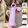 Botella de agua aislada linda y elegante, perfecta para la escuela, un nuevo diseño para niñas, y una taza portátil de acero inoxidable para uso en exteriores