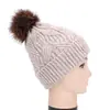 Gorro de Lana Otoño e Invierno para Mujer Todo Fósforo Tejido Baotou Mostrando la Cara Pequeño Cálido Gorro de Lana Cabeza Grande Wai Gorro Tejido