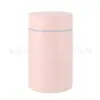 Taza térmica linda y compacta con diseño de oreja plateada, taza aislada portátil de acero inoxidable de 260 ml