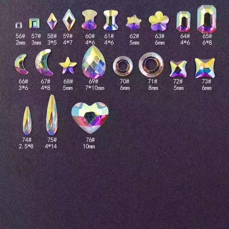 100pcs-lot-Kinds-Of-Shapes-Cry