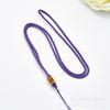 Nuevo Hebilla de Red de Doble Lazo Cuerda de Jade Tejida Nudo de Piña Jade Wen Jugar Joyería de Oro Colgante Cuerda Collar Lanyard