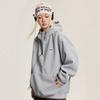 Moletom Cattee Marca Tendência Retro Americana com Gola Alta e Capuz para Homens e Mulheres Estilo Preppy Oversize Jaqueta de Casal
