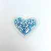 Accesorios con Arena Movediza en Forma de Corazón, Dijes de Zapato de TPU Tridimensionales, Lentejuelas Transparentes, Decoraciones de Estrella de Cinco Puntas, Accesorios para Zuecos