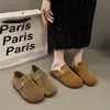 Colección otoño 2026 para mujer de Birkenstock, zapatos de algodón tipo mocasín con forro de felpa para otoño/invierno, mocasines y zapatos planos cerrados de Birkenstock