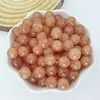 Accesorios para Joyería DIY Cuentas de Cristal Perlas Sueltas Pulsera con Cuentas Cristal Rosa Ágata Piedra Cruda Cuentas de Cristal Natural