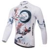 Xingheng Comercio Exterior Ropa de Ciclismo Europea y Americana Manga Larga Top Único Ropa de Bicicleta para Hombre Primavera y Otoño Transpirable Ropa de Carrera