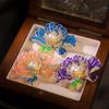 Broche Clásico de Estilo Nacional Nueva Chinoiserie Flor de Peonía Pin de Corsage de Mariposa Cultural y Creativo de Gama Alta Accesorios para Ropa de Esmalte