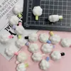 Mini accesorios de arte para uñas de animales de dibujos animados, pinzas para el cabello, pendientes, accesorios para dedos de árbol hechos a mano para bricolaje, zuecos, transfronterizo