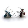 Suministro interruptor táctil impermeable de cabeza roja interruptor de llave impermeable azul interruptor de llave micro táctil al por mayor