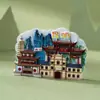 Ímãs de Geladeira de Metal de Kunming, Lembranças Turísticas Culturais e Criativas, Atrações da Cidade Chinesa, Itens de Presente, Adesivos Magnéticos de Desenho Animado