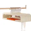 Percha Antideslizante para Pantalones para Uso Doméstico, Nuevo Modelo 2026, Percha para Pantalones Integrada en Armario, Especializada para Colgar Pantalones, Pinza Multifuncional para Pantalones que No Deja Marca