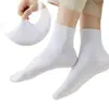 Meias Zhuji para Homens e Mulheres, Meias Invisíveis Cano Baixo, Meias Esportivas de Algodão Cano Médio, Meias Curtas Lisas, Meias Longas Primavera e Verão, Meias Descartáveis