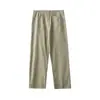 Ropa para Hombre Apo Pantalones Casuales de Trabajo de Algodón Puro para Hombre Transfronterizos, Temporada de Primavera, Sensación de Alta Gama, Pierna Recta Holgada, Pantalones Largos Versátiles de Cintura Alta.