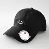 Gorra de Béisbol Unisex de Ala Suave, Color Liso, Bordado de Cara Sonriente Simple, Sombrero de Pico de Pato Versátil y a la Moda para Uso Casual y Protección Solar