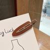Pinza para el cabello coreana sin costuras pala pequeña colorida esmerilada pico de pato clip flequillo lateral frente clip para maquillaje