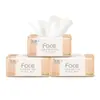 Papel de Tejido Facial Jierou 100 Hojas Tamaño Grande Paquete Económico para el Hogar Caja Completa Servilletas Naturales Sin Perfume Papel Higiénico