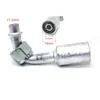 Conector de Manguera de Aire Acondicionado Automotriz 3 4 5 134 Ordinario O Conector de Manguera de Puerto con Conector de Funda de Aluminio Curva Recta