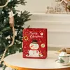 Saco de Presente de Natal Sacola de Presente de Natal Saco de Presente de Papelão Rígido Espesso Fofo Saco de Papel para Armazenamento
