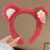 Linda Diadema de Peluche para Mujer, Nuevo Estilo de Dibujos Animados 2026, Adorable Pinza de Pelo Diadema, Accesorio para Fotos de Viaje, Versátil