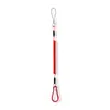 Cuerda anti-pérdida al por mayor en stock con cable de acero, correa de mano retráctil automática para pesca con hebilla colgante, disponible en varios colores y longitudes