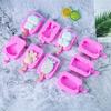 15 Sorvete de silicone Molde Espelho Resina Amazon Hot Push Joias