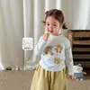 Roupa Infantil para Meninas: Camiseta de Manga Longa, Top Casual de Inverno, Camada Base, Roupa de Bebê Classe A