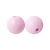 Cuentas de Silicona de 15 mm, Redondas para Pulsera de Abalorios DIY, Llavero, Accesorios para Joyería, Cuentas Sueltas al por Mayor en Stock