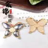 Tecido Brocado Ruyi Borboleta Ruyi Base de Cabaça DIY Estilo Antigo Acessórios Dinastia Han Base para Broche Acessórios Material