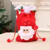 Bolsa de Manzana Navideña con Cierre, Bolsa de Regalo para Nochebuena, Bolsa Pequeña de Regalo para Niños, Bolsa de Manzana Navideña