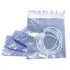 Bolsa de blindaje antiestático plateada Bolsa selladora para disco duro Bolsa aislante de plástico para placa base Bolsillo plano con solapa para pantalones Bolsa transparente con cierre de cremallera
