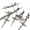 26 Novos Brincos da Série Metal Enferrujado Tendência Personalidade Cruz Irregular Patchwork Brincos de Tarraxa Brincos Envelhecidos